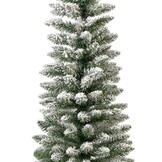 Pencil Pine Snowy kunstkerstboom smal 150xø45cm | wit/sneeuw