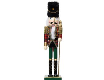 Kerst notenkraker | vurenhout FSC 100% | zwart | 38cm