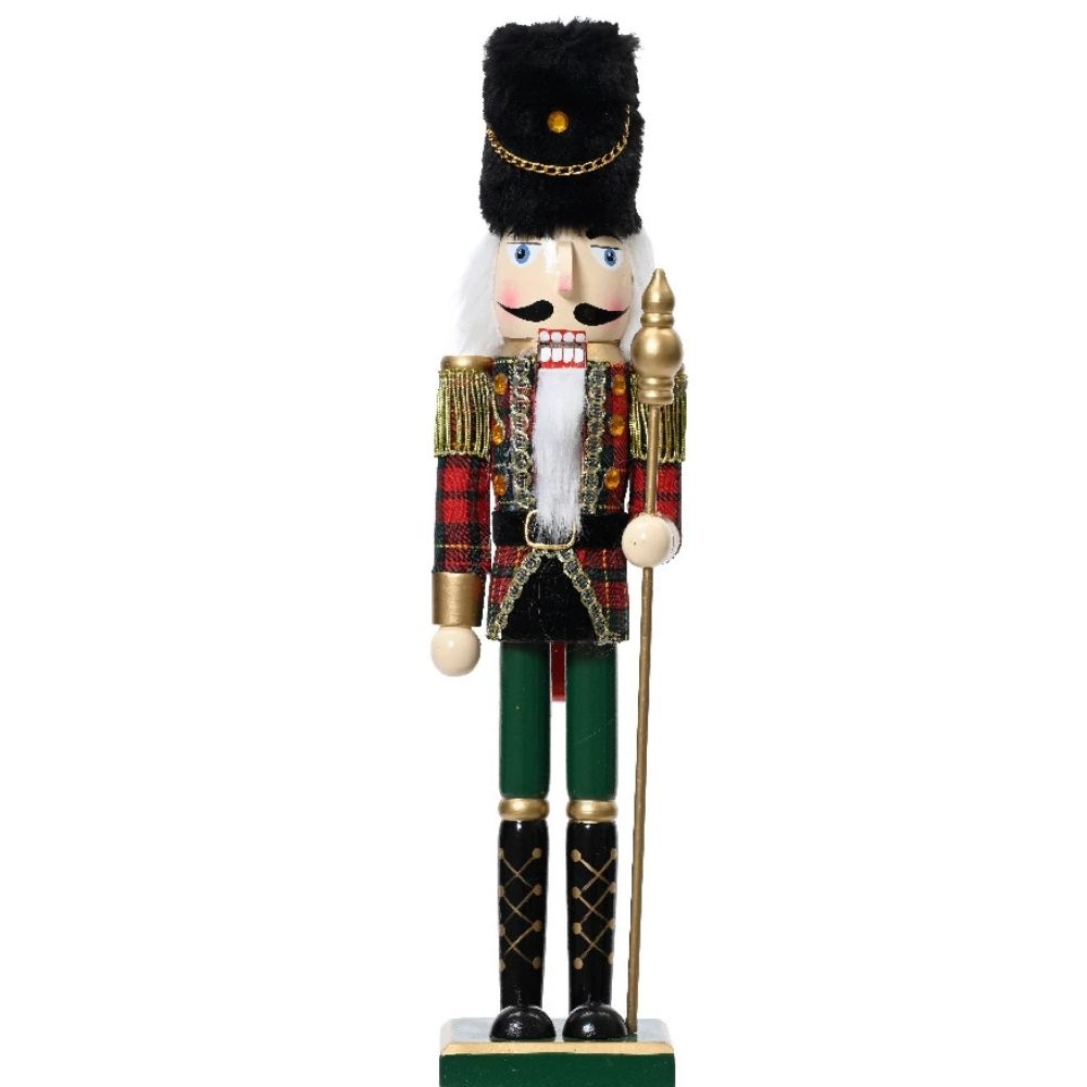 Kerst notenkraker | vurenhout FSC 100% | zwart | 38cm