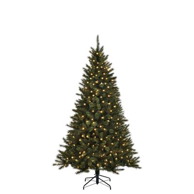 Toronto kunstkerstboom 185xø114cm | groen met 190 LED lampjes