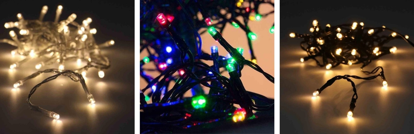 Kerstverlichting opbergen verschillende kleuren kerstverlichting