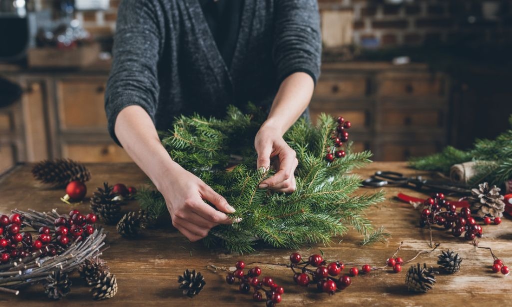 Stappenplan voor een kerststukje knutselen