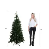 Toronto kunstkerstboom 185xø114cm | groen met 190 LED lampjes