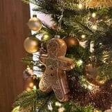 Kersthanger koekemannetje/gingerbread | onbreekbaar | 16cm