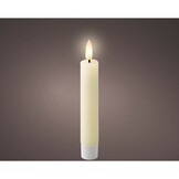 LED dinerkaars set van 2  | wax | crème/warm wit | ø2,2x14,5cm