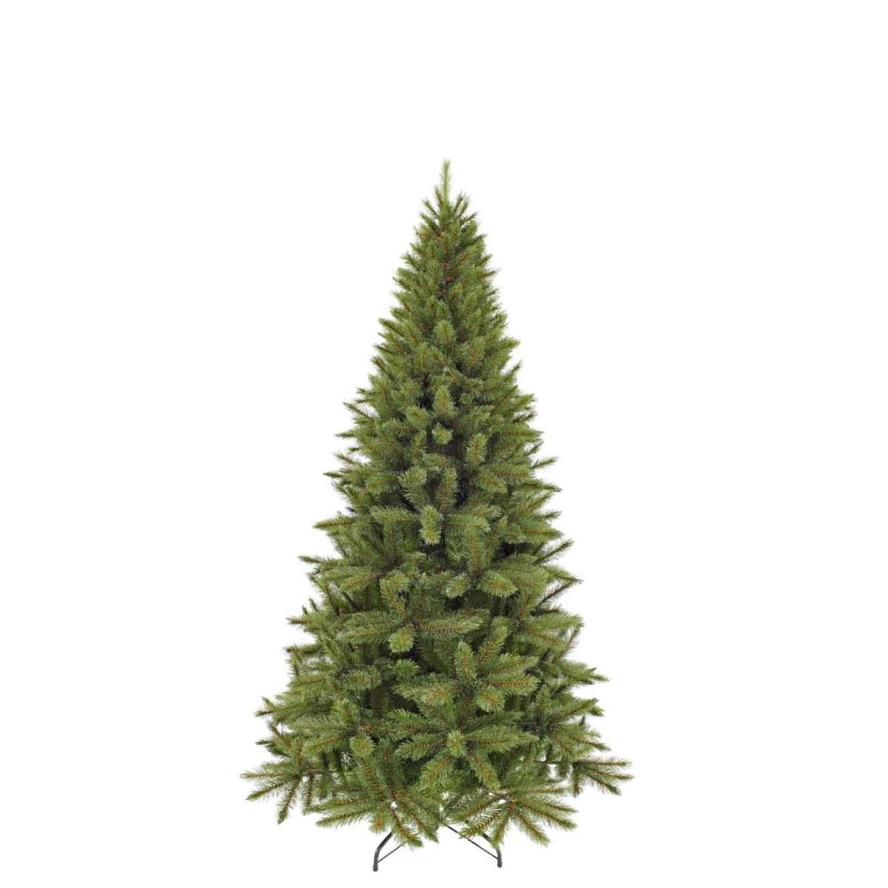 Forest Frosted Slim kunstkerstboom 185xø102cm | groen met bevroren details