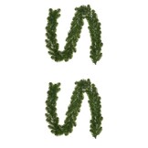 Norton kerstguirlande set van 2 | groen | 270cm