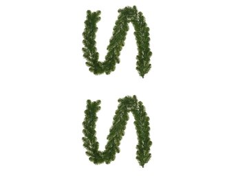 Norton kerstguirlande set van 2 | groen | 270cm
