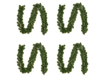 Norton kerstguirlande set van 4 | groen | 270cm