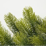 Nigata twee kerstguirlandes + krans 180xø60cm | groen