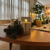 Norton kerstguirlande set van 2 | groen | 270cm