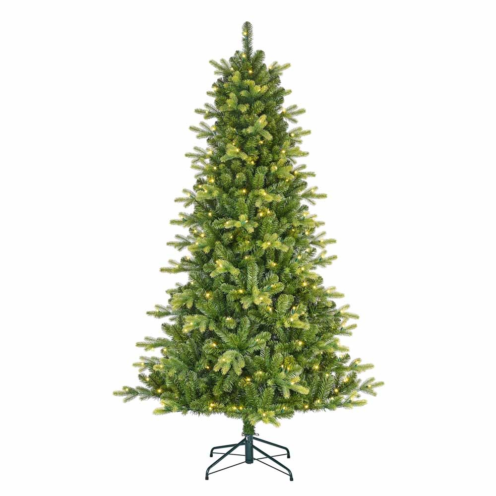 Dayton kunstkerstboom 185xø112cm | groen met 200 LED lampjes