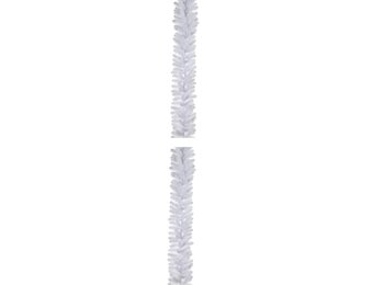 Icelandic kerstguirlande set van 2 | wit | 270cm