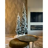 Pencil Pine Snowy kunstkerstboom smal 150xø45cm | wit/sneeuw