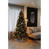 Forest Frosted kunstkerstboom 230xø130cm | groen met bevroren details & 304 LED lampjes