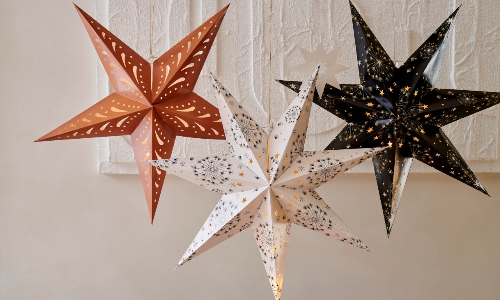 Stappenplan voor een kerstster knutselen