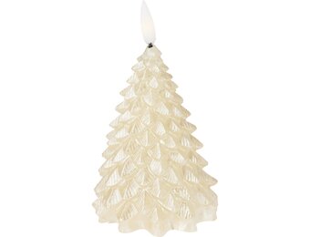 LED kerstboom kaars | goud | 11cm