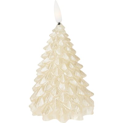 LED kerstboom kaars | goud | 11cm