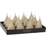 LED kerstboom kaars | goud | 11cm
