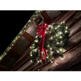 Norton kerstkrans | groen met LED lampjes | 60cm