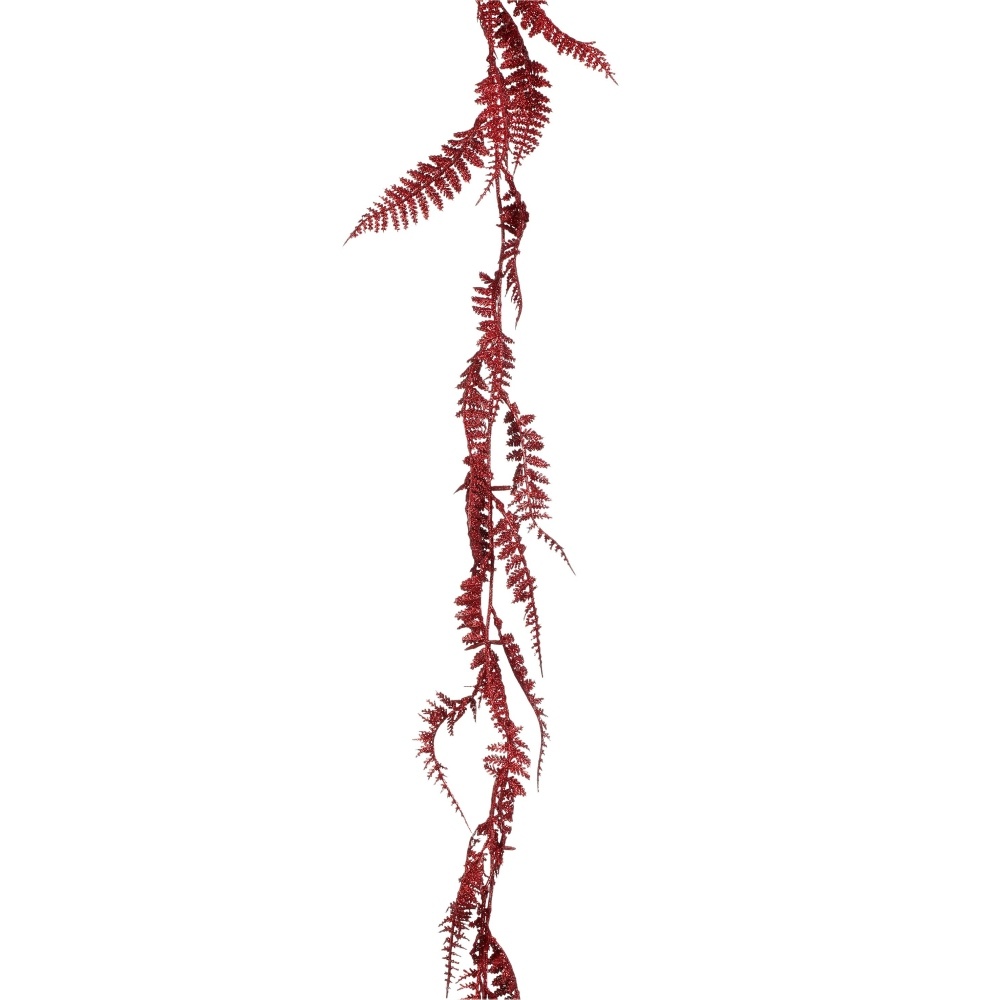 Slinger herfstbladeren | polystyrene | rood | 180cm