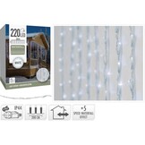 Lichtgordijn | 220 LED lampjes | wit | 2m