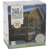 Lichtgordijn | 240 LED lampjes | warm wit | 2m