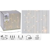 Lichtgordijn | 480 LED lampjes | warm wit | 2m