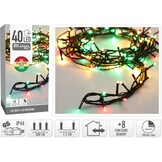 Kerstverlichting | 40 LED lampjes | rood/groen