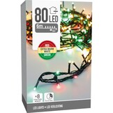 Kerstverlichting | 80 LED lampjes | rood/groen | 6m