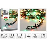 Kerstverlichting | 180 LED lampjes | rood/groen | 13,5m