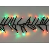 Kerstverlichting cluster | 384 LED lampjes | extra warm wit/rood/groen | 2,8m