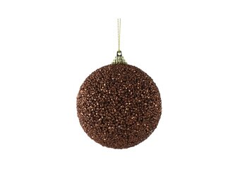 Kerstbal | foam | espresso | 8cm