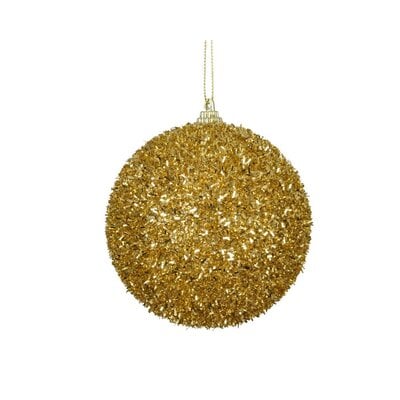 Kerstbal | foam | goud | 10cm