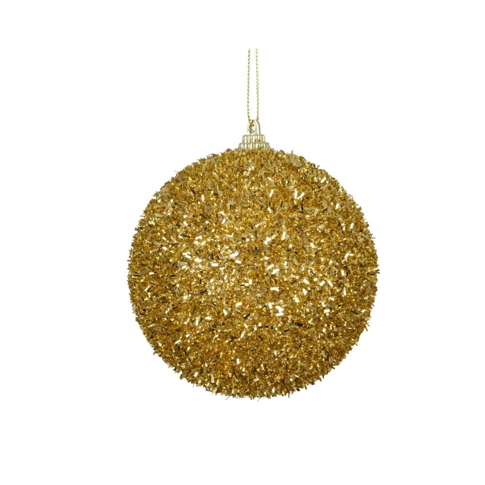 Kerstbal | foam | goud | 10cm