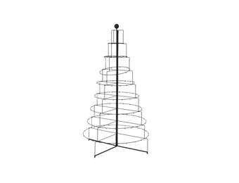 Etagere | ijzer | zwart | 160cm
