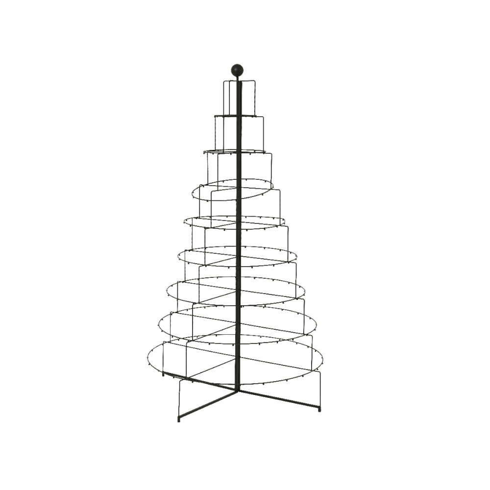 Etagere | ijzer | zwart | 160cm