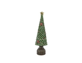 Boom op voet | polyresin | groen | 44cm