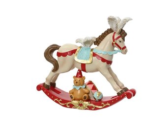 Hobbelpaard | polyresin | 18,5cm