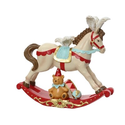 Hobbelpaard | polyresin | 18,5cm