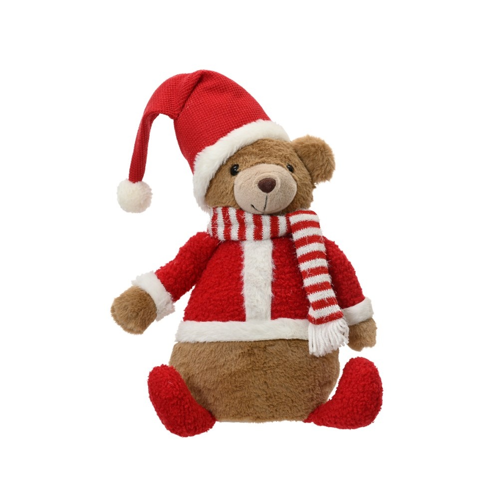 Deurstopper kerstbeer | polyester | 50cm