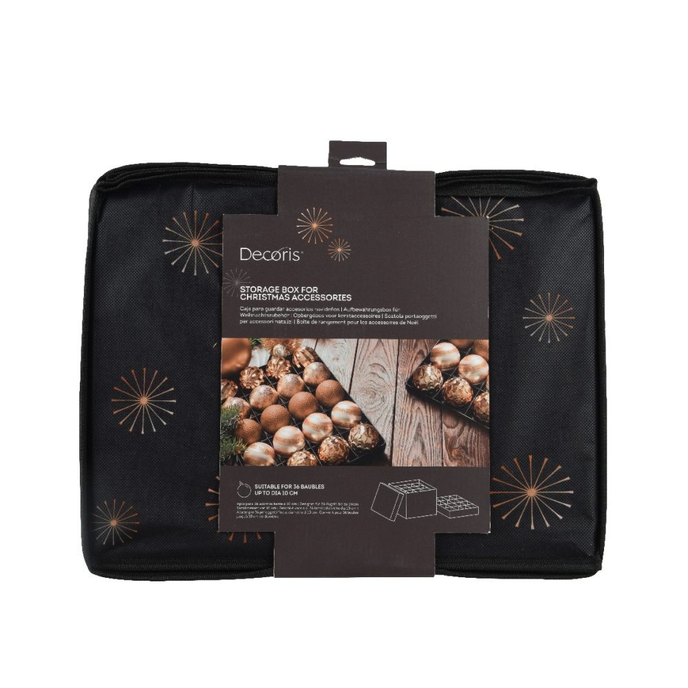 Opbergbox | polyester | bruin | 41cm