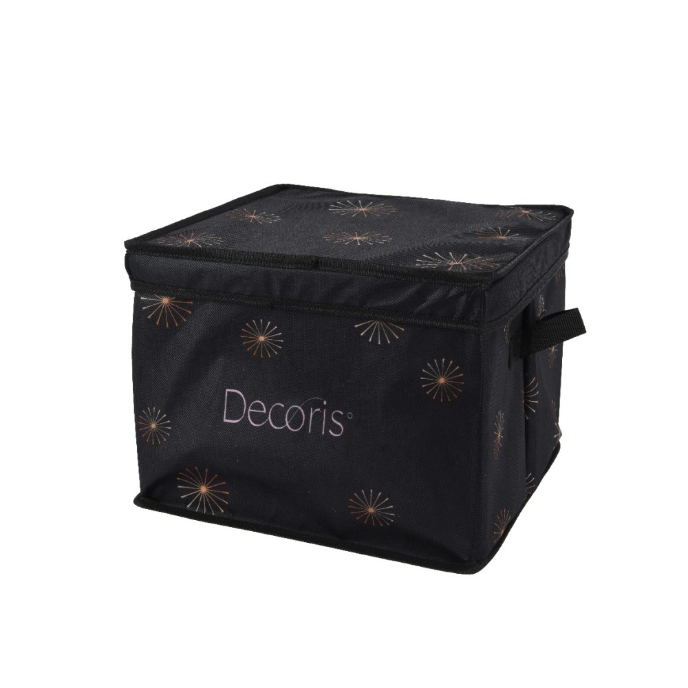 Opbergbox | polyester | bruin | 33,5cm