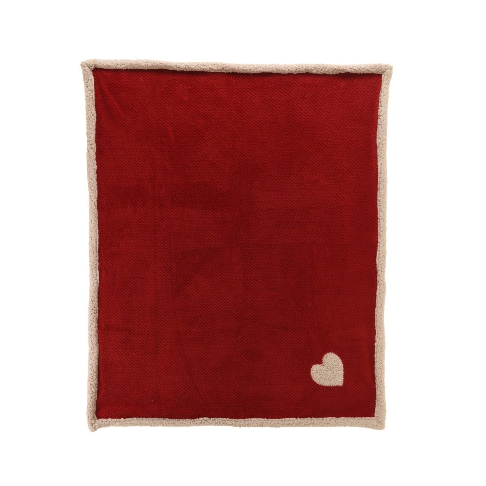 Kerstkleed hart | rood | 150cm