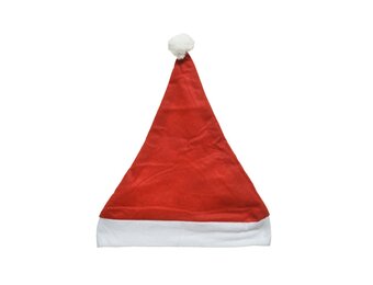 Kerstmuts rood/wit | 100% polyester | met zachte details