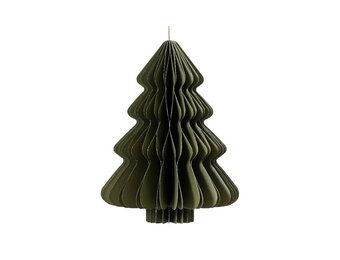 Papieren kerstbal | kerstboom | groen | 15cm