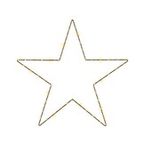 Kerstster verlichting | LED/klassiek warm | 58cm