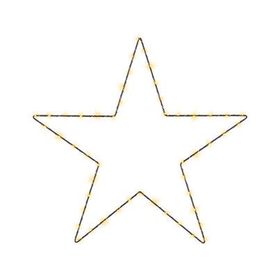 Kerstster verlichting | LED/klassiek warm | 58cm