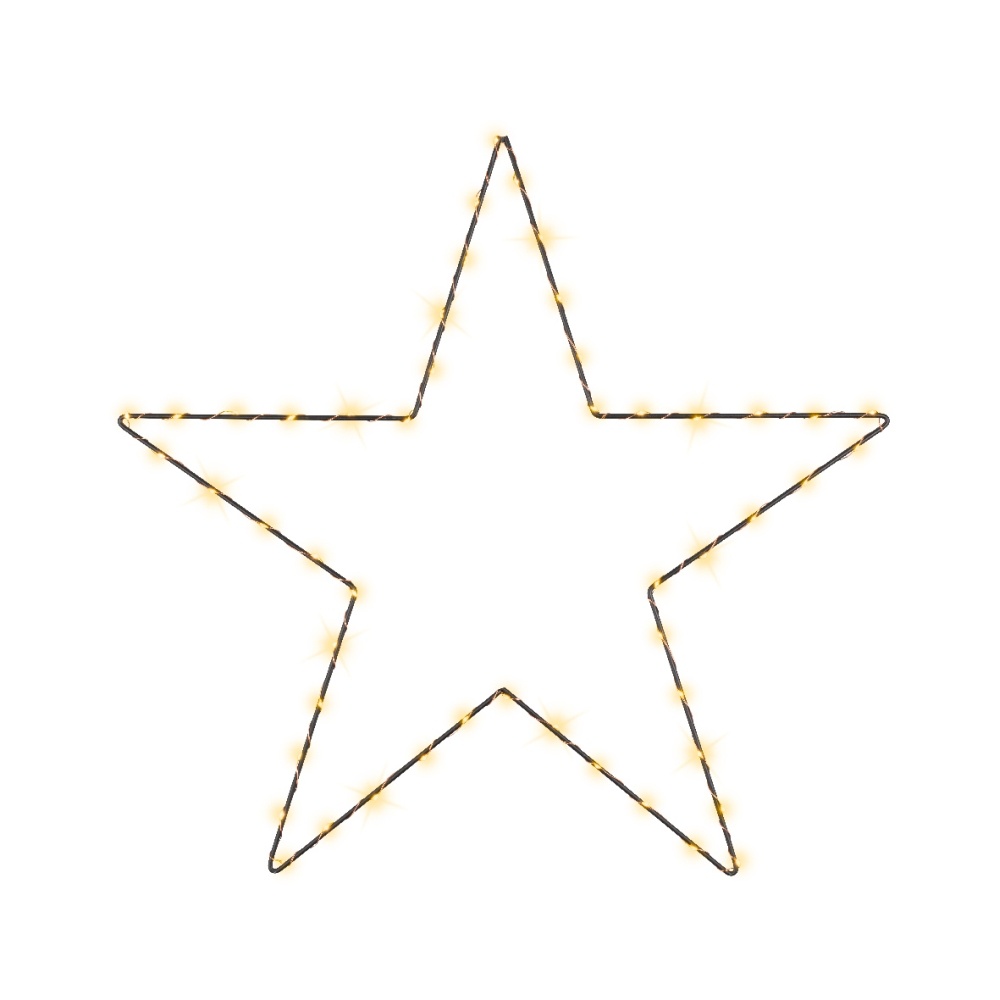 Kerstster verlichting | LED/klassiek warm | 58cm