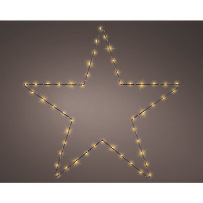 Kerstster verlichting | LED/klassiek warm | 58cm